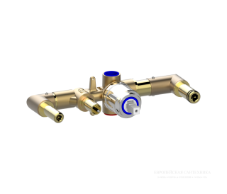Cкрытая часть для встраиваемого смесителя для ванны Bossini Apice Z00546 на два выхода